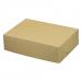 Коробка для пирожных, выпечки и др. продуктов,без вкладыша 22*15*6 (см) бурая