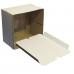 Коробка для торта, с окошком, из белого микрогофрокартона 30*30*19 (см)