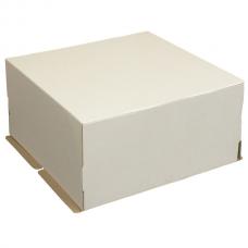 Коробка для торта, из белого микрогофрокартона 40*40*20 (см)